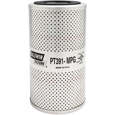 Baldwin Filters Hydraulic Filter, 4-9/16 x 7-31/32 In PT391-MPG